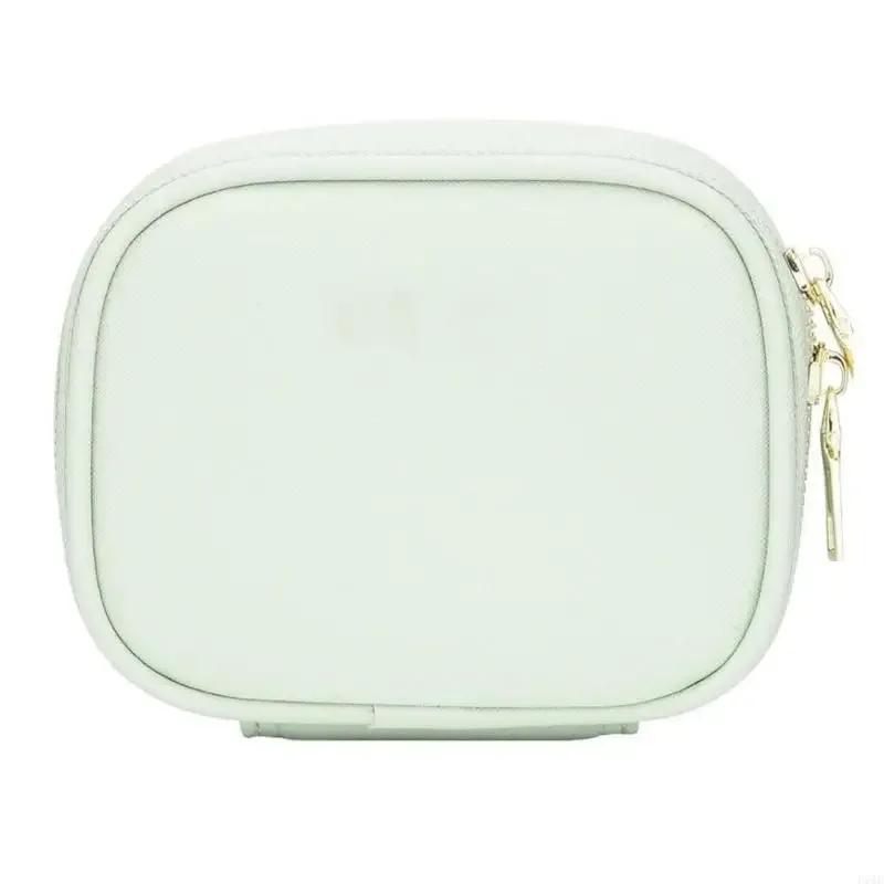 l74f mini trousse maquillage avec miroir led, 3 modes d'éclairage, petite trousse à cosmétiques rechargeable