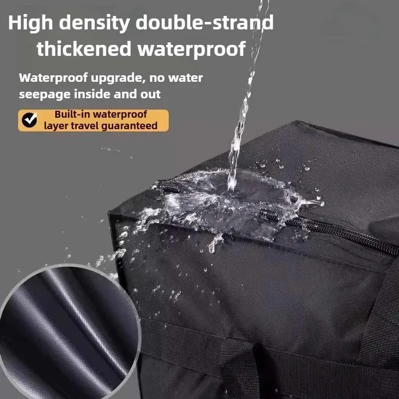 sac de rangement pliable grande capacité pour bagages à main, sac de déménagement imperméable, sac de voyage pliable en tissu oxford