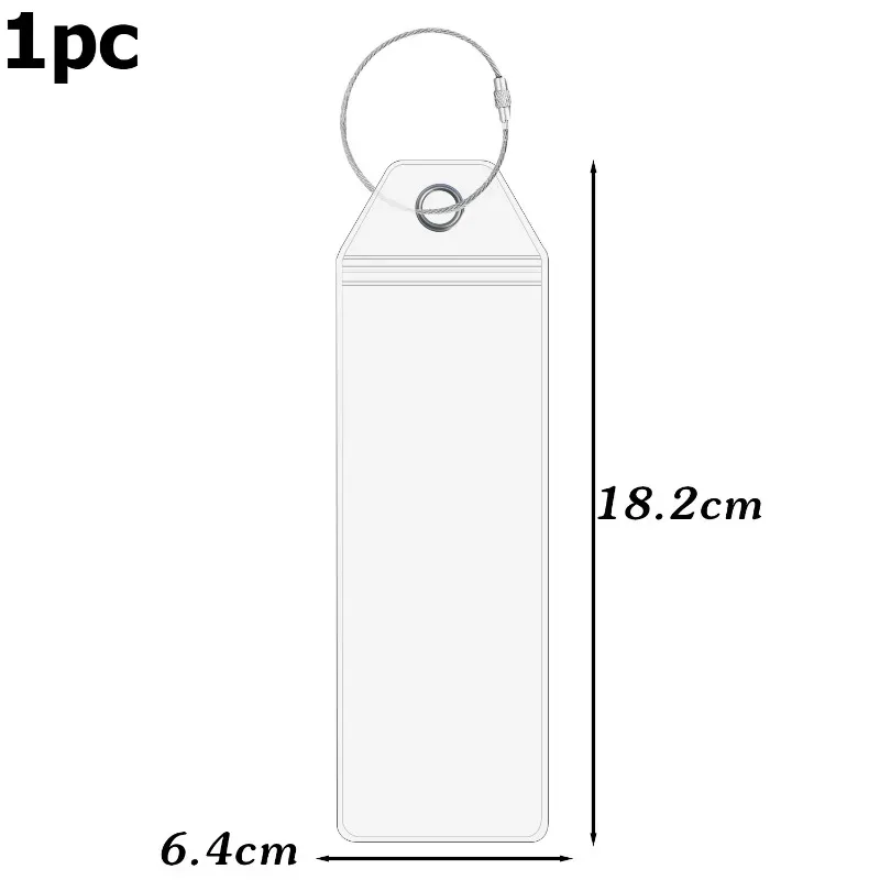 étiquette bagage plastique transparente blanc rouge marron croisière lot cinquaine identification valise nom date numéro compartiment