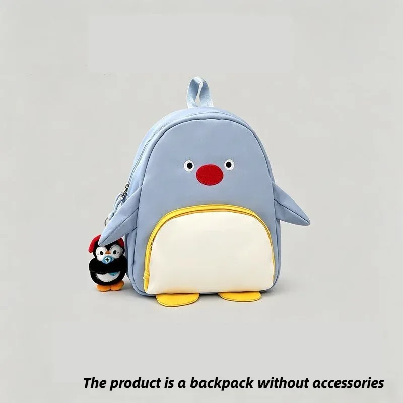 sac à dos mignon en forme de pingouin 3d – sac à dos en nylon résistant à l’eau, sac léger pour ordinateur portable de 13 pouces, sac d’école kawaii pour femmes.