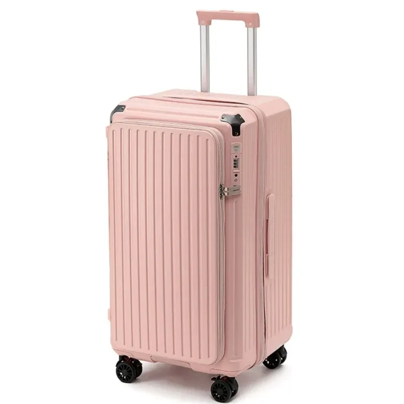 valise extensible de grande capacité avec serrure tsa, ouverture latérale, bagage à roulettes, coque rigide en pc, 20 pouces, bagage cabine pour voyage.
