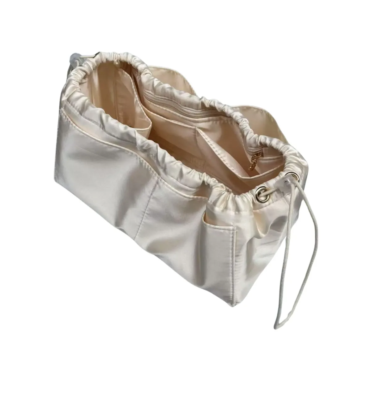 organisateur de sac à main soyeux lisse, soie, sac à main de luxe fourre-tout en façonnant les sacs, pour femmes, convient aux sacs birkin 25/30/35/40