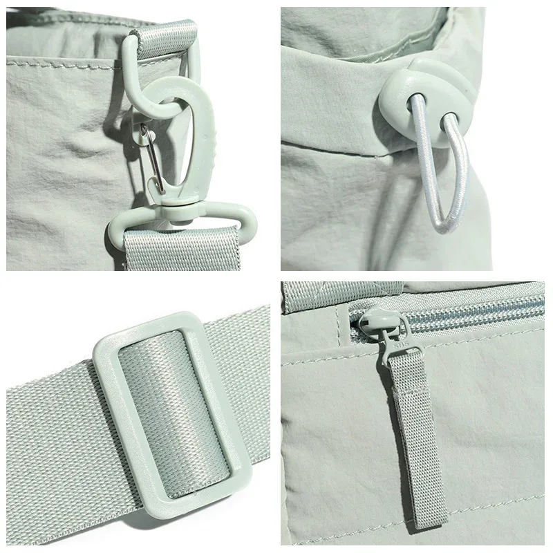 sac fourre-tout personnalisé imprimé image nom sac minimaliste femme grande capacité couleur unie sac fourre-tout en nylon en gros