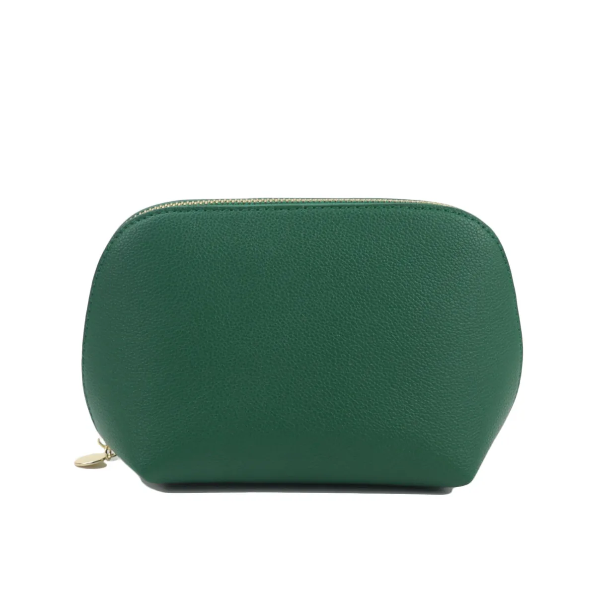sac de rangement de cosmétiques en cuir pu avec lettres personnalisées, sac de maquillage de couleur unie d'atmosphère simple classique, sac de lavage avancé à fermeture éclair