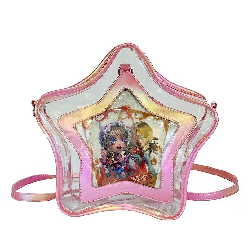 transparent étoile ita mochila épaule mochilas mujer multi-fonction sac sac à dos décontracté japon doux cool filles sacs pour femme