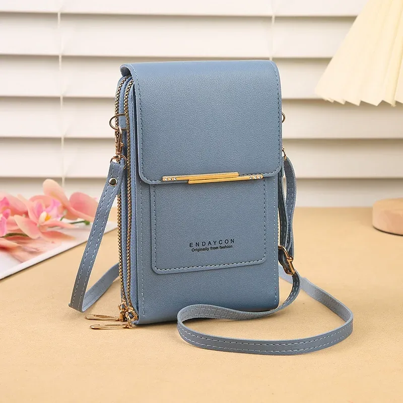 sacs à bandoulière pour femmes, portefeuilles pour écran tactile, sac à main pour téléphone portable, sac à main avec sangle en cuir souple, sacoches de luxe
