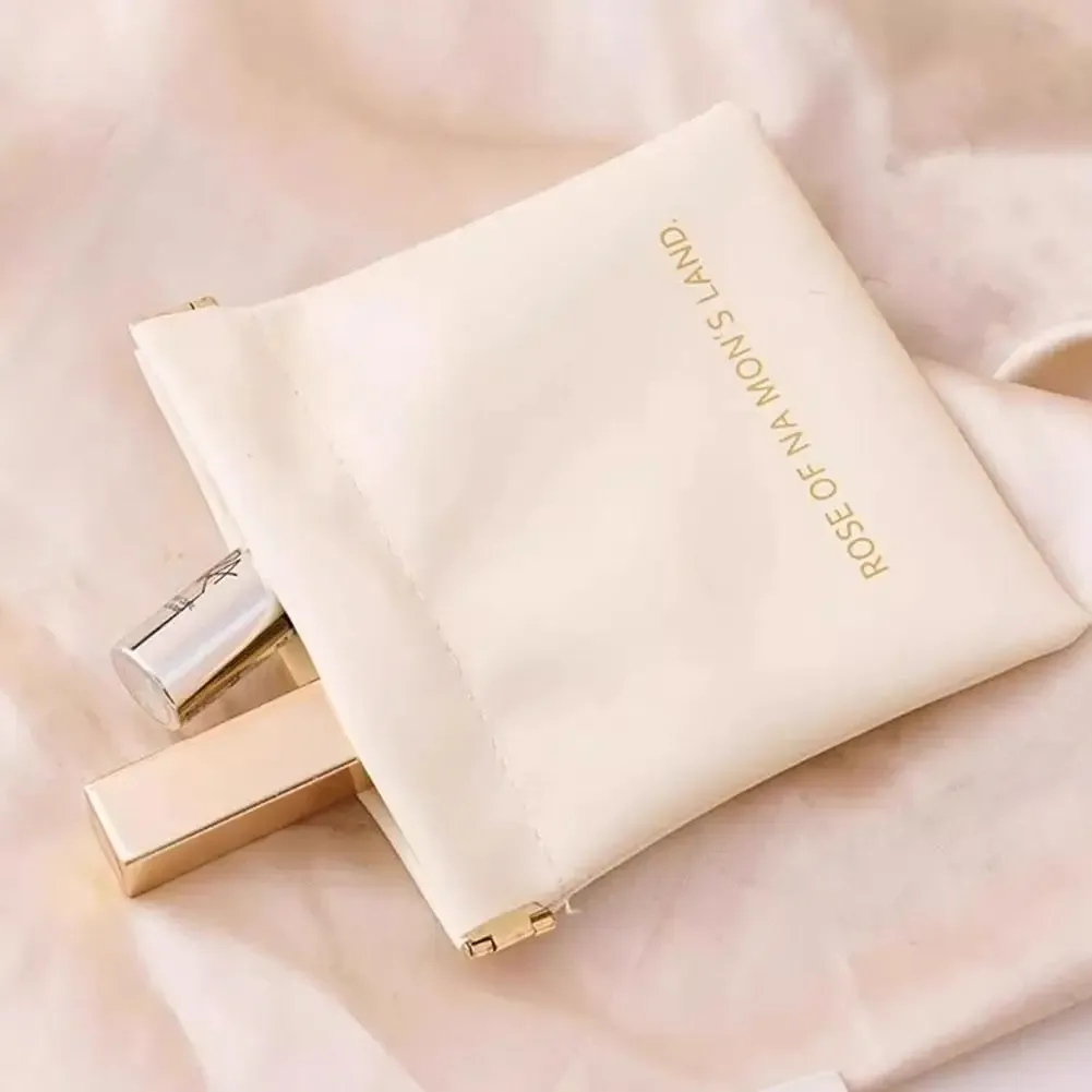 mini sac à fermeture automatique en pu, sac de rangement portable pour écouteurs, câbles de charge, portefeuille zéro, pièces de monnaie et rouges à lèvres