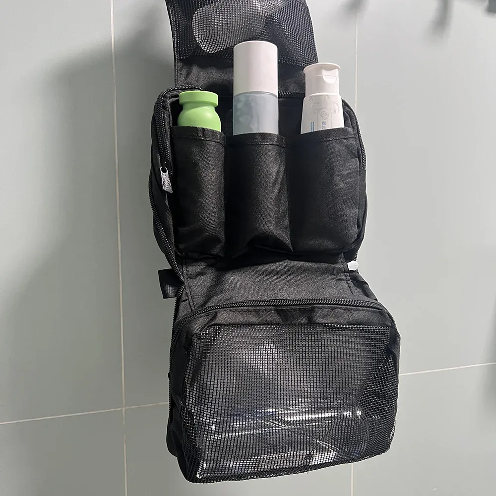 trousse de toilette de voyage suspendue pour homme, pour articles de toilette et de rasage, trousse de maquillage étanche pour femme, trousse de beauté