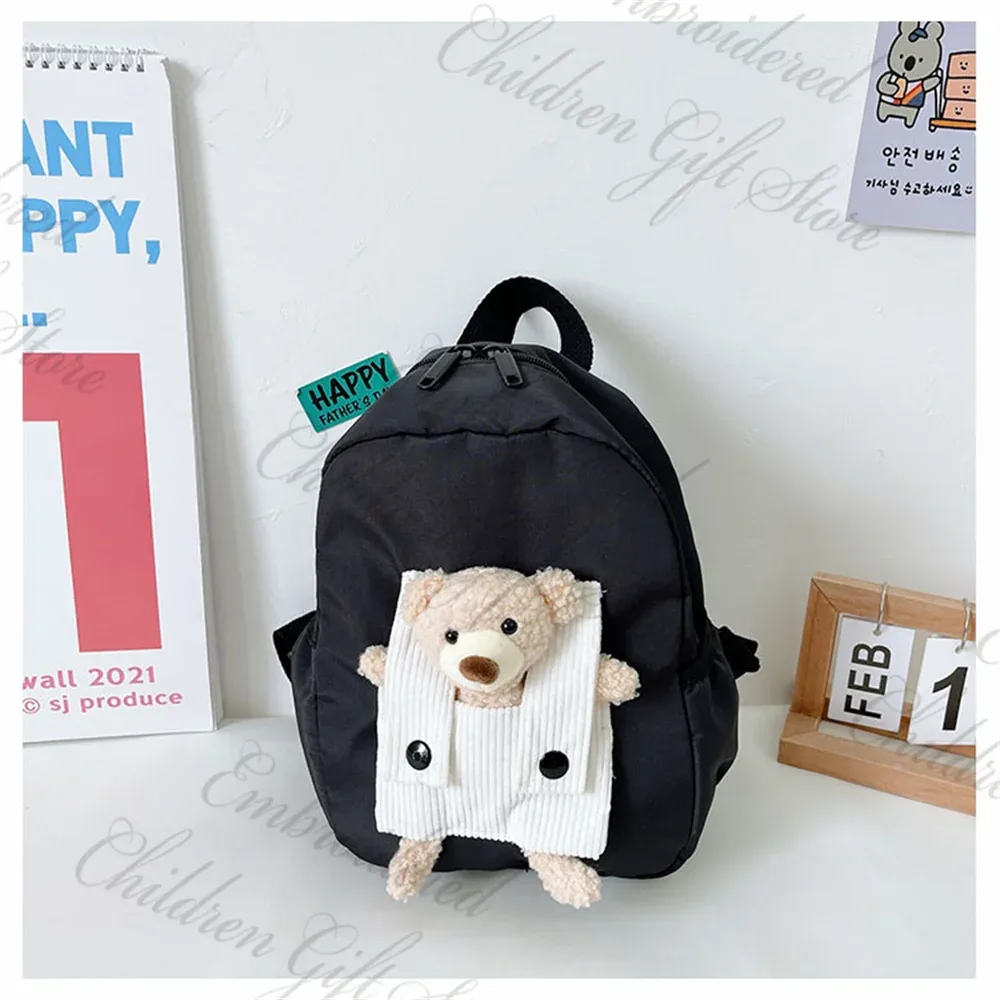 sac à dos de dessin animé personnalisé pour enfants, sac de livre de maternelle, sacs de collation sortants, sac à dos mignon pour bébé, nom brodé personnalisé, nouveau