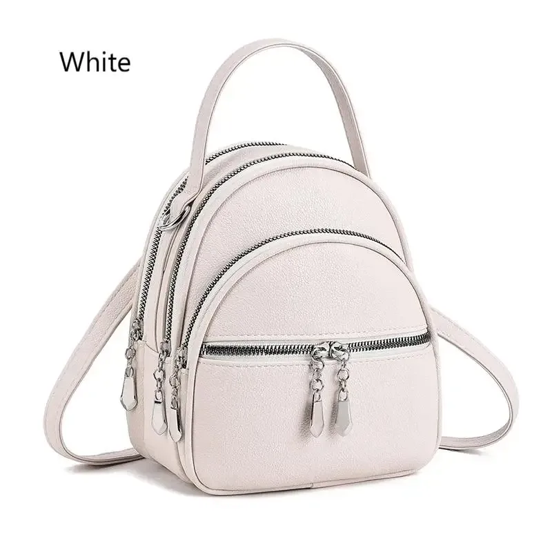 sac à dos multifonctionnel de haute qualité pour femmes, un nouveau mini sac à main de couleur unie, au style scolaire décontracté