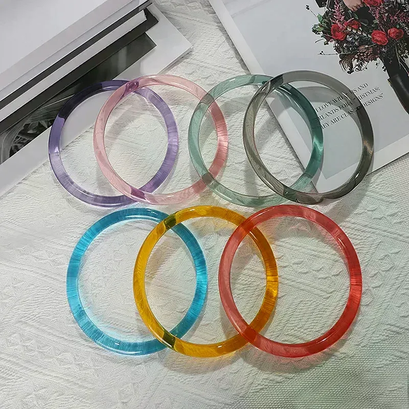 personnalisez votre sac à main : poignées rondes en plastique de 8,9 cm pour sac fourre-tout diy.