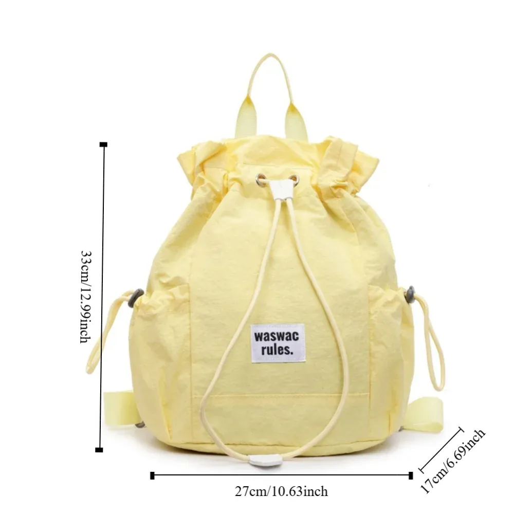 sac à dos de rangement de raquette de sport de grande capacité, sac à bandoulière léger de couleur unie pour fitness, sac de fitness à cordon en nylon pour badminton