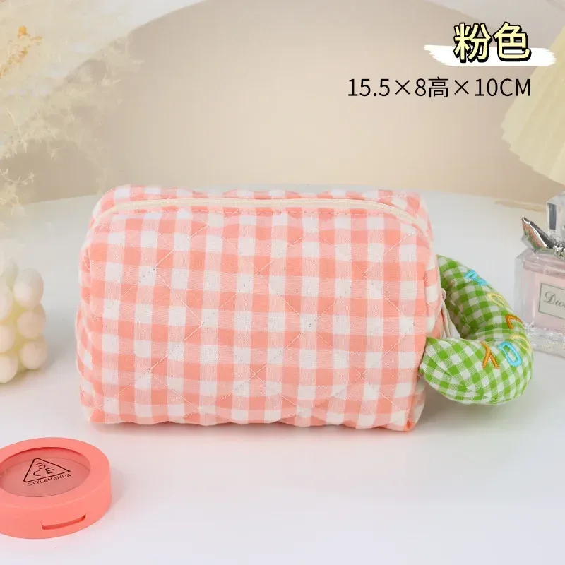 nouvelle trousse de maquillage grande capacité, organiseur de voyage, sac cosmétique de beauté coréen mignon, sac de rangement portable, essentiels de voyage