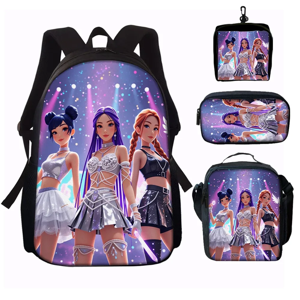 sac dos polyester motifs personnages danse violet étoiles accessoires cosmétique lunch usage journalier capacité litres