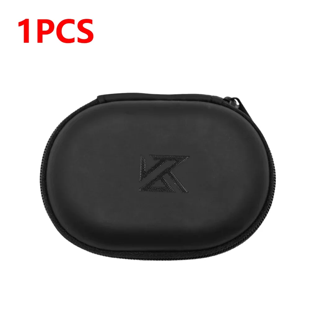 étui pour écouteurs filaires kz ba10 as10 es4, boîte de rangement en pu, sac de rangement portable pour kz ba10 as10 es4, 1 à 10 pièces
