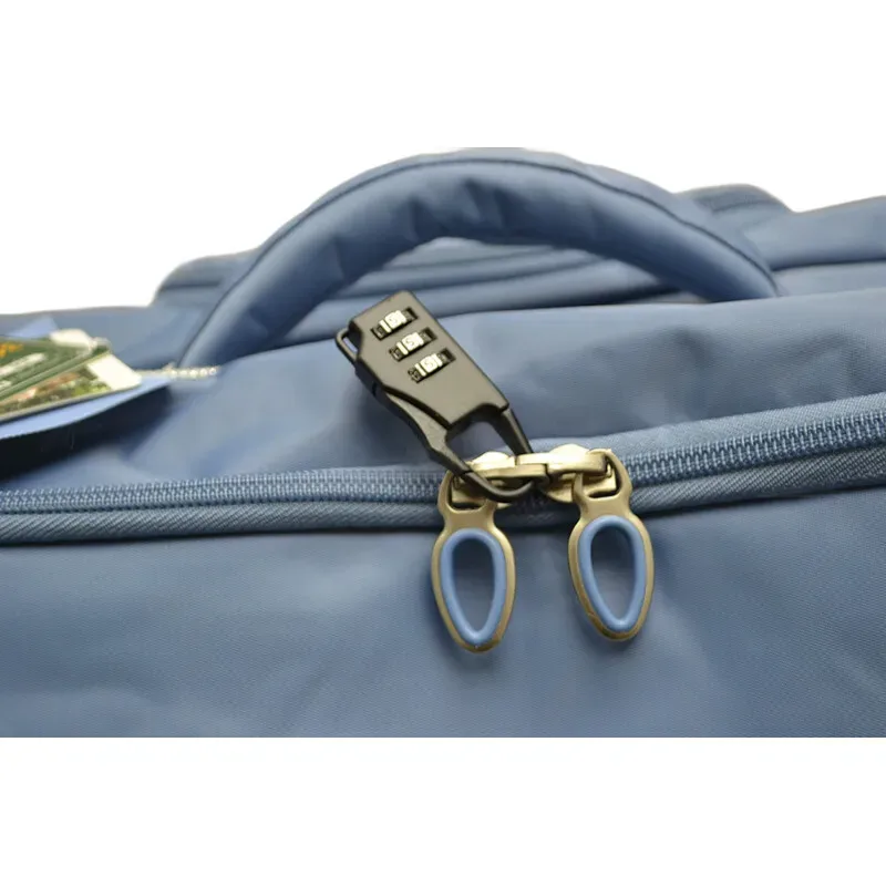 valise de cabine souple en tissu oxford imperméable, bagage à main de 20 pouces avec sac de chariot à roulettes, serrure tsa légère