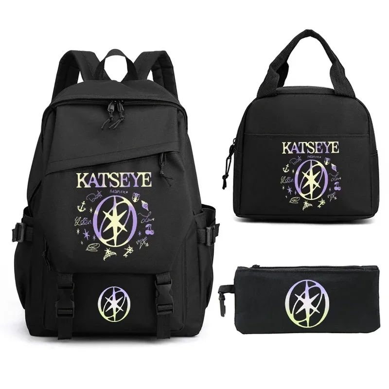 sac dos nylon violet noir motifs floraux géométriques accessoires stylos intérieur informatique voyage femme