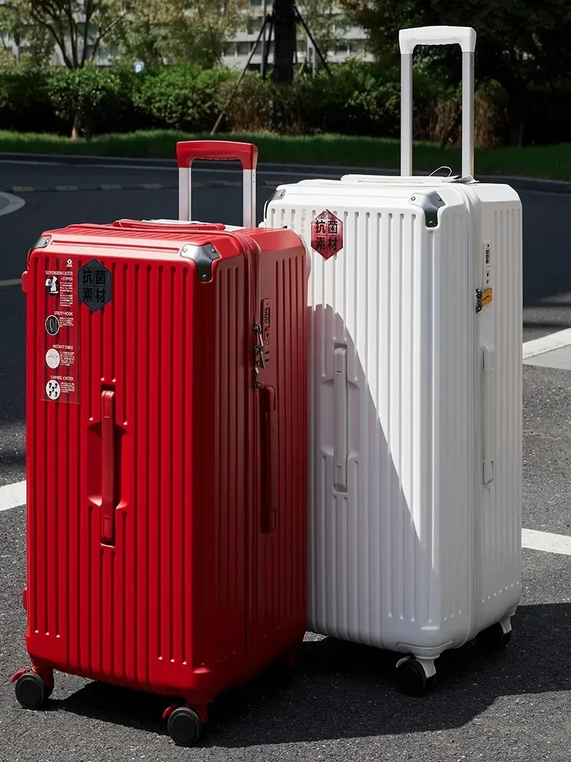 valise de voyage surdimensionnée de 28/30/36/50 pouces avec cinq roues tournantes, boîtier embarqué de 20 pouces, bagages à roulettes de grande capacité pour pc