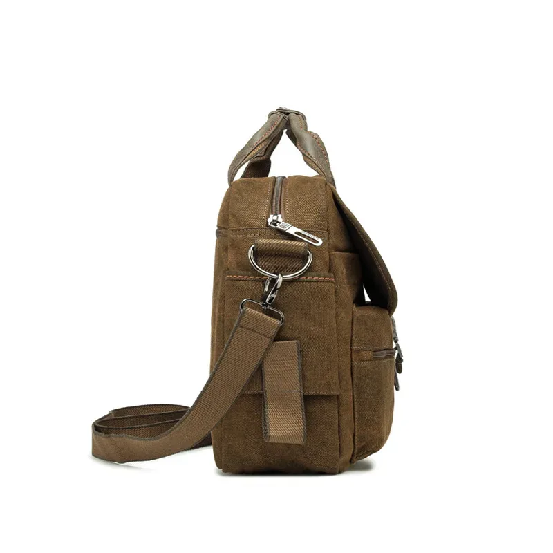 sacs messagers rétro en toile multifonctionnels pour hommes, sacoche d'épaule, sac de voyage décontracté, sacoche à outils vintage, sacoche de transport