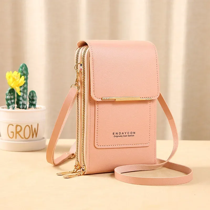sacs à bandoulière pour femmes, portefeuilles pour écran tactile, sac à main pour téléphone portable, sac à main avec sangle en cuir souple, sacoches de luxe