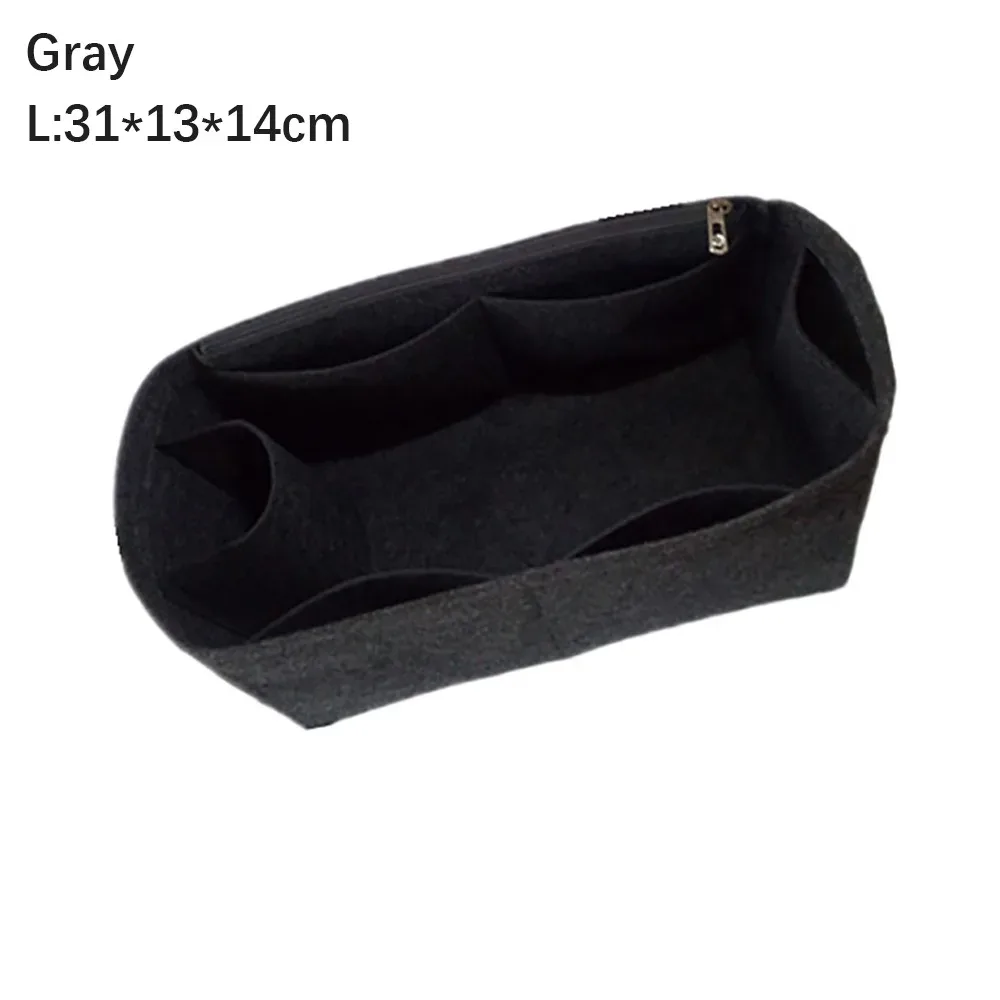 sac à main en feutre simple, sac de rangement, support de sac, doublure de sac portable, multi-poches, sac interne de voyage pour birkin25/30/35