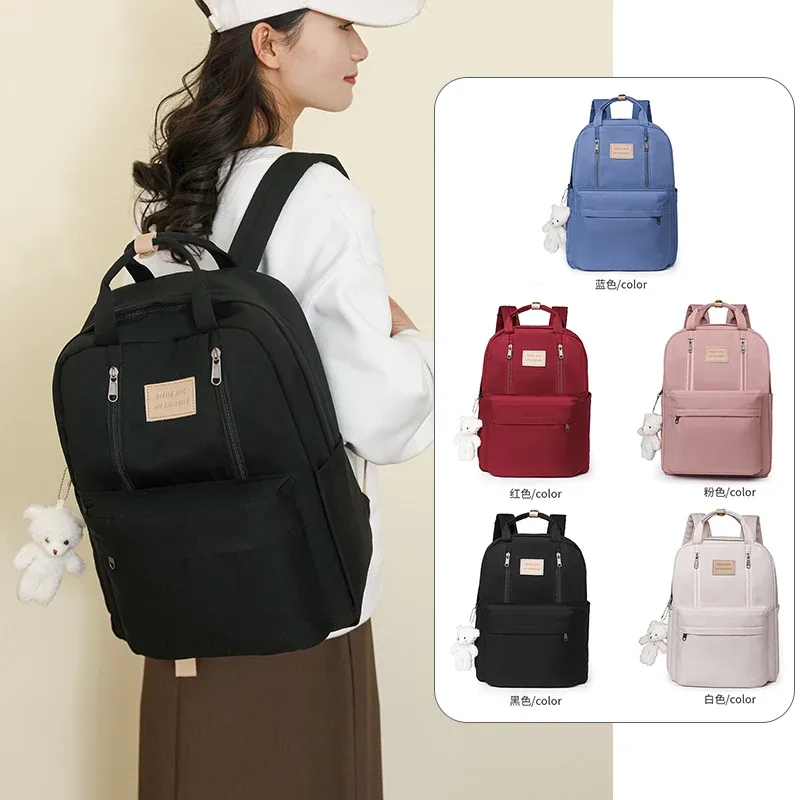 diehe-sac à dos étanche solide pour jeunes filles, sac à dos pour adolescentes, sac initié à l'école, haute qualité, document pour femme