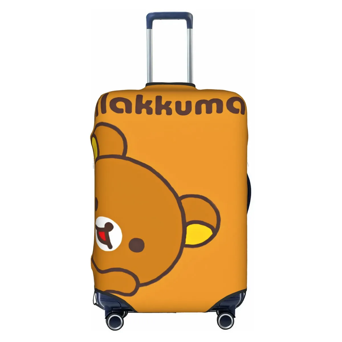 housse de bagage de voyage personnalisée r-rilakkumas, housse de protection élastique pour valise à motif de dessin animé, convient aux valises de 18 à 32 pouces