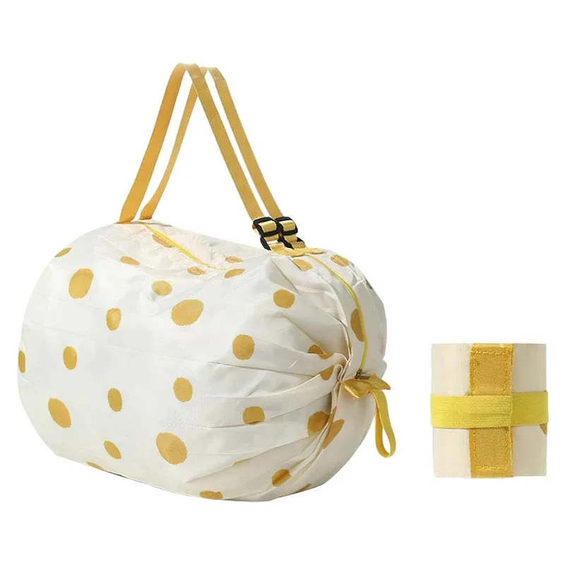 sacs de courses pliables, sac de rangement pliable avec poignée, sacs à main de voyage portables, sacs à main camouflage, sac en nylon de grande capacité, 1 pièce