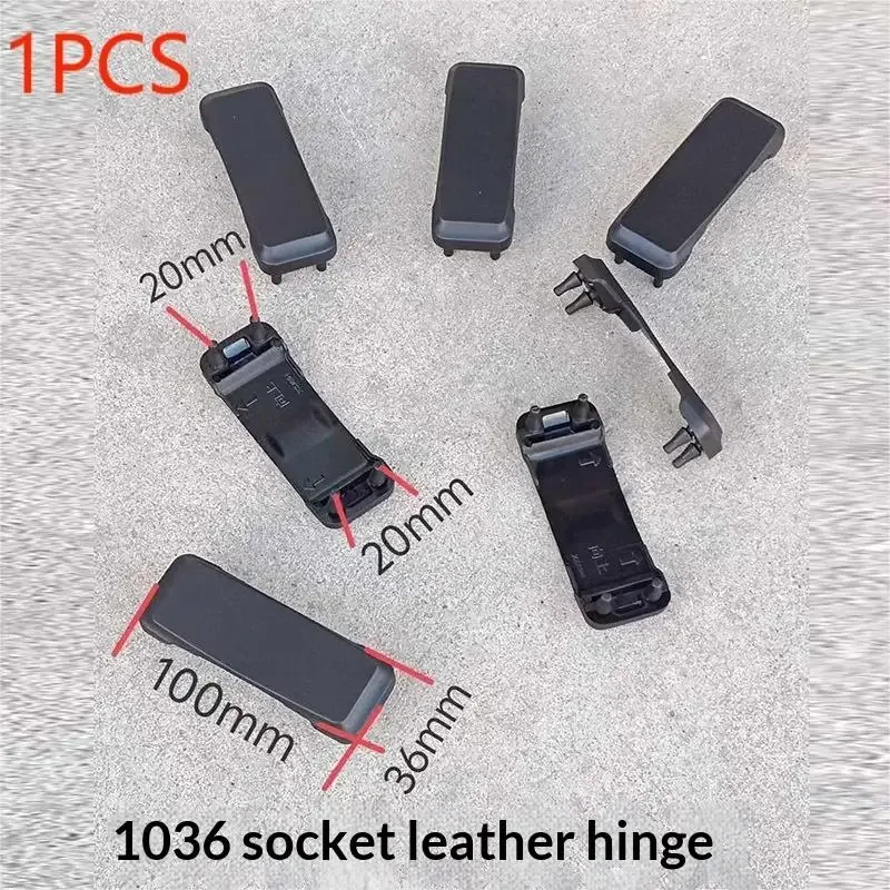 clip fixation nylon noir perforations motif lignes horizontales accessoire remplacement charnière bagage usage voyage