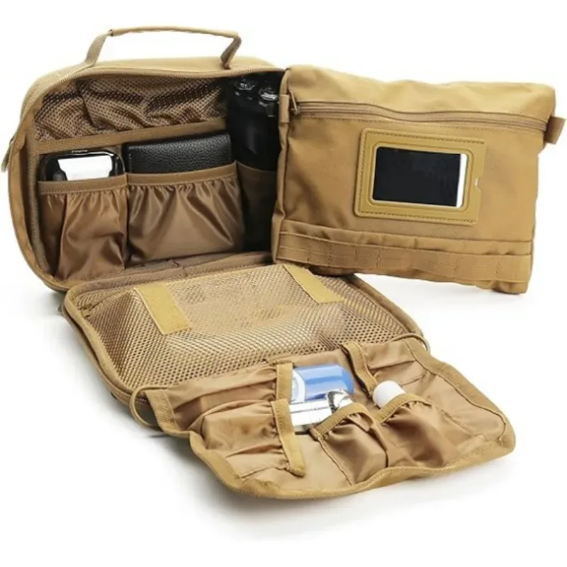 sac tactique d'extérieur portable et durable pour hommes, 1 pièce, en tissu oxford, sac de rangement tactique polyvalent, grande capacité