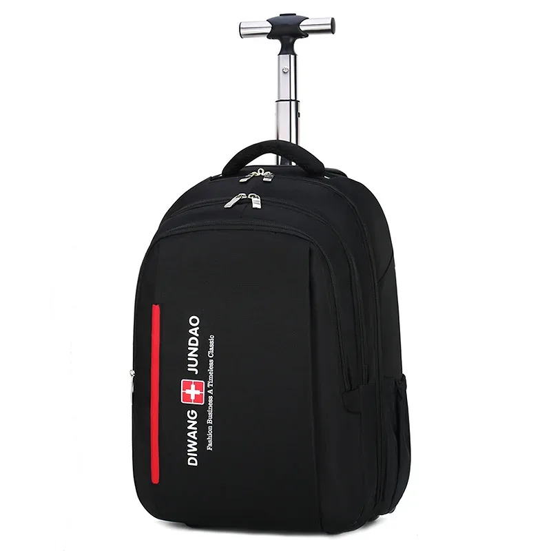 valise bagage roulettes oxford université noire compartiments ipad documents trolley sac dos rolling bagage