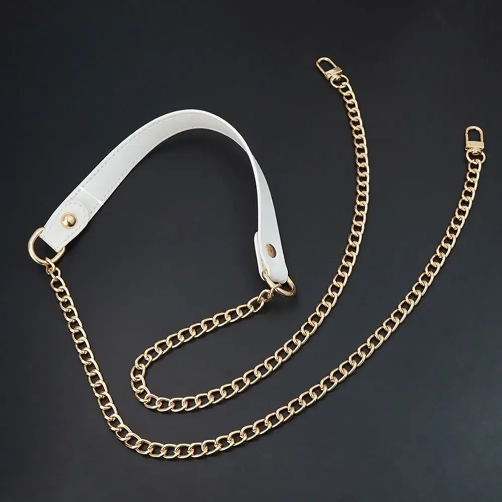 mode durable 120cm sac chaînes en métal sac à bandoulière sangles sac à main poignée chaîne sac à main chaîne ceinture alliage remplacement sac accessoire