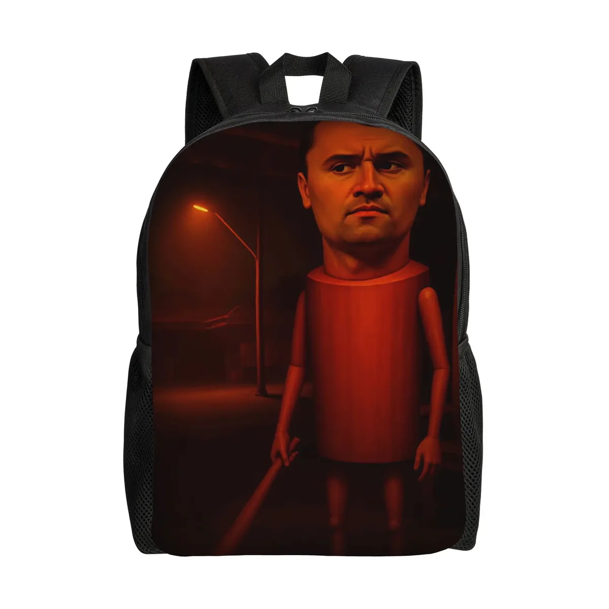 sac à dos amusant charlie kirk, sacs à dos de voyage, sacs d'école pour adolescents, design kawaii, sac à dos durable