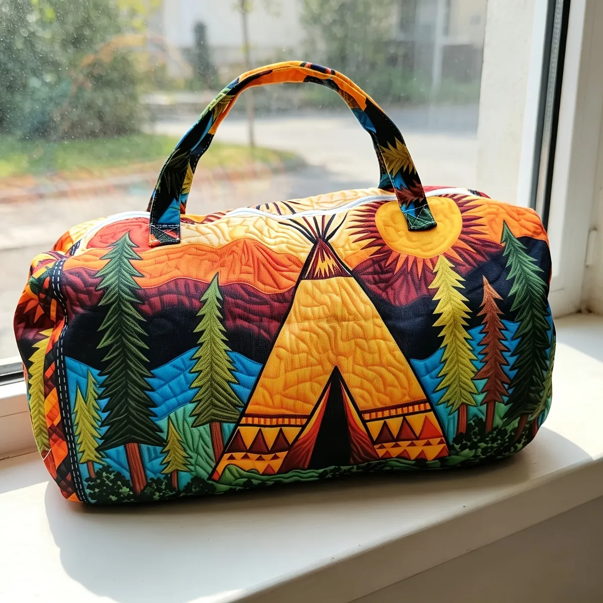 sac de voyage africain matelassé 3d, sac de week-end bohème pour femmes, avec imprimé carte africaine, sac spécial pour les fêtes