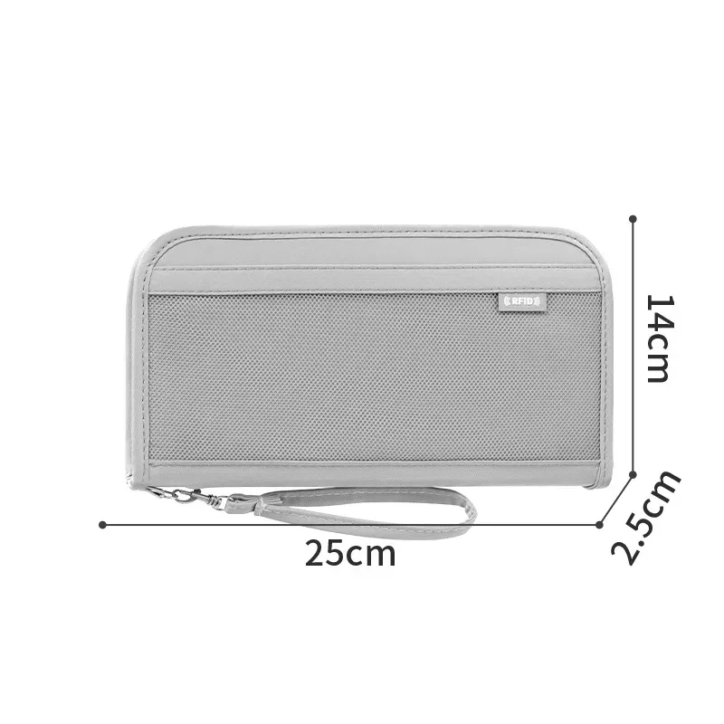 porte-passeport de voyage portable, élégant, grande capacité, portefeuille à main, porte-cartes de crédit, pochette pour documents de voyage