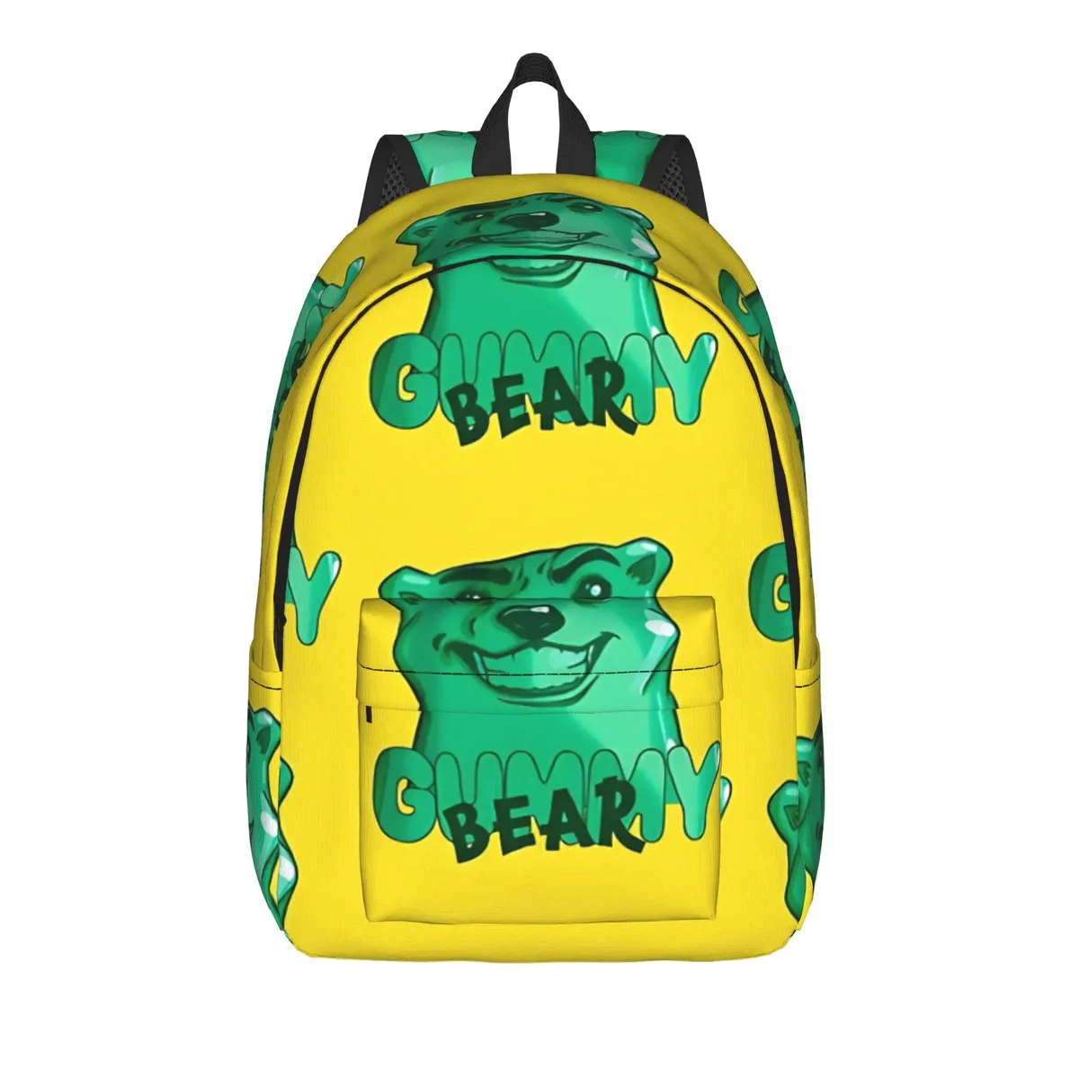 sac à dos tendance pour étudiants, motif oursons gélifiés fruités, idéal pour la rentrée scolaire