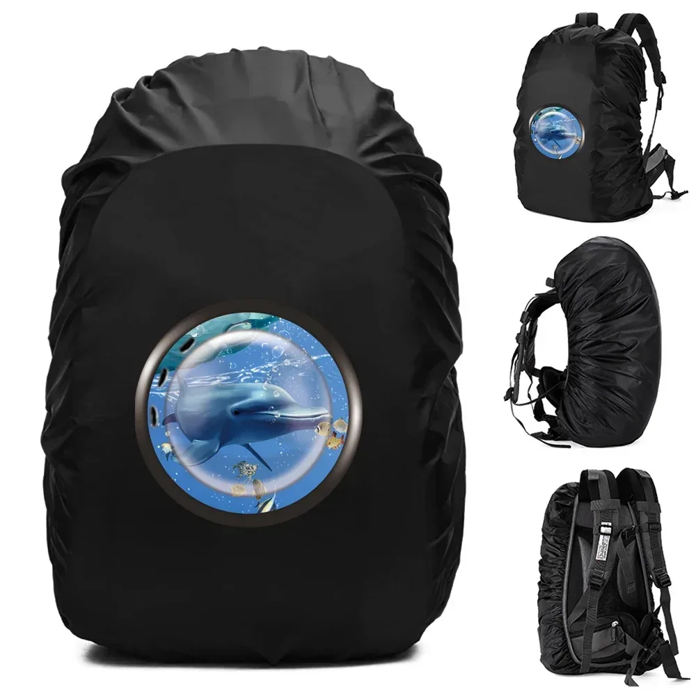 juste de pluie étanche pour sac à dos, sac de sport en plein air, housse anti-poussière, sac de protection, série window, 20-70l