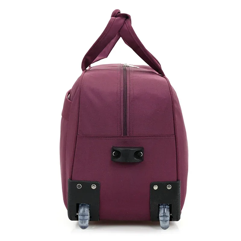 sac de voyage à roulettes oxford étanche pour hommes et femmes, valise à roulettes, bagages à main
