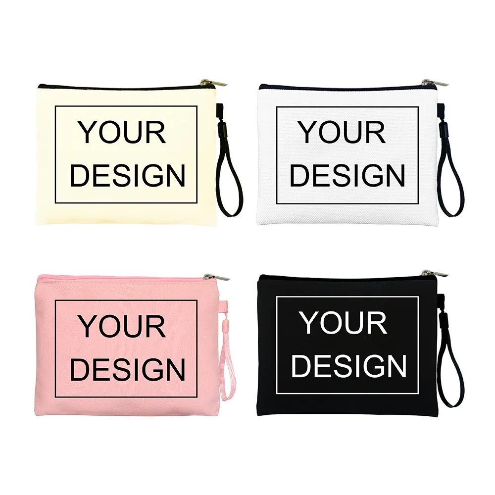 trousse de maquillage personnalisée avec photo, logo, texte, image, enseignant, cadeau d'anniversaire, kit de toilette, trousse cosmétique, mini poudres de maquillage