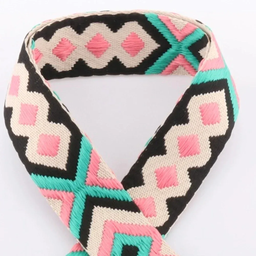 meetee-sangle jacquard en polyester, sangle de sac à dos, ruban de reliure pour vêtements, accessoires de couture, 38mm, 2 mètres