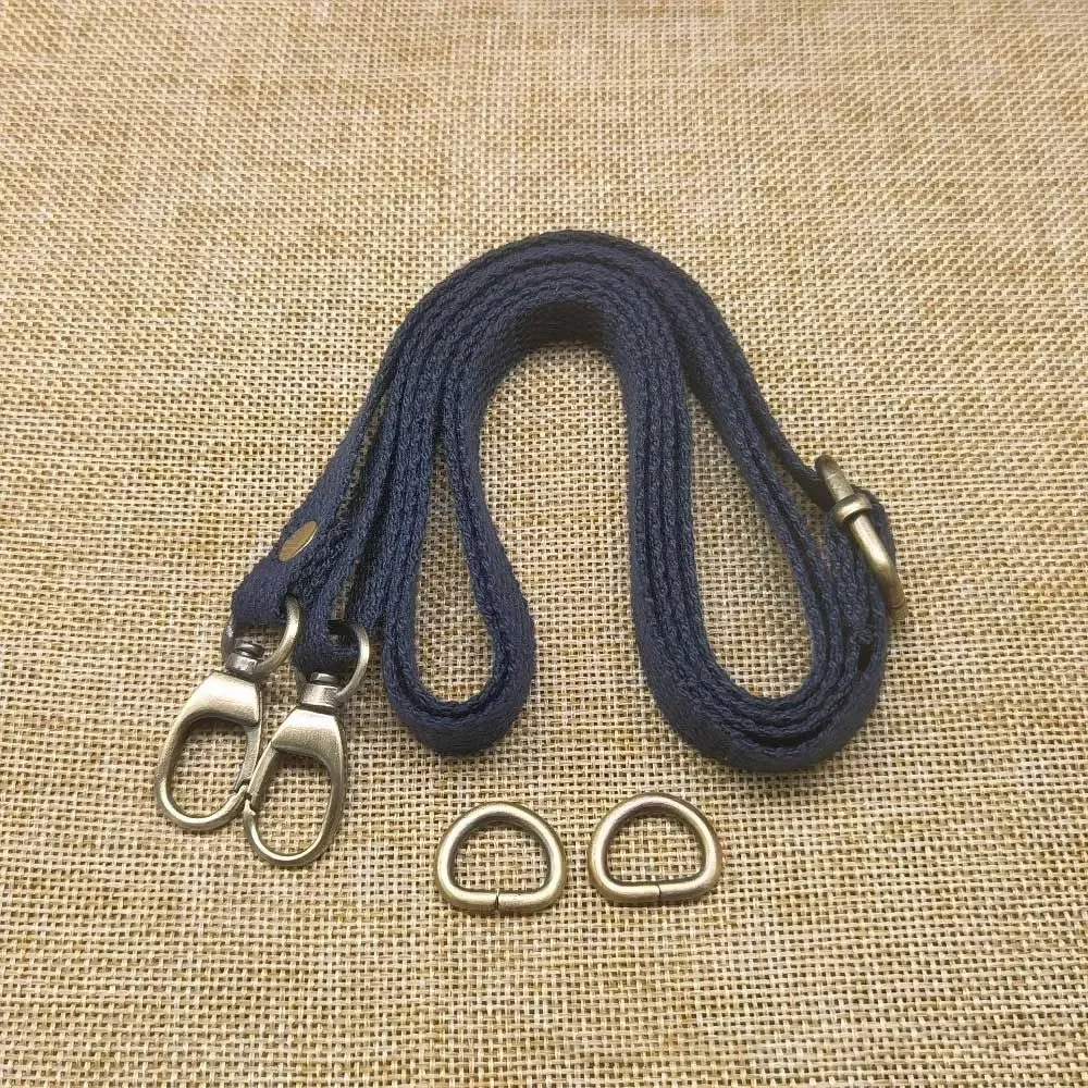 sangle de sac en toile réglable de 130 cm avec rivets renforcés pour sacs à bandoulière et sacs traversins pour femmes