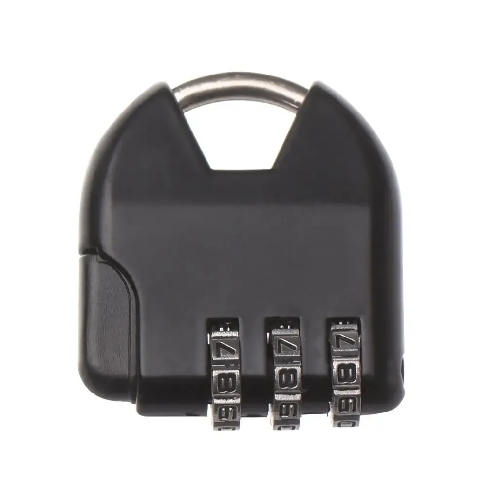 cadenas serrure tsa abs noir sécurité voyage bagages valises outils protection agenda combinaison chiffres