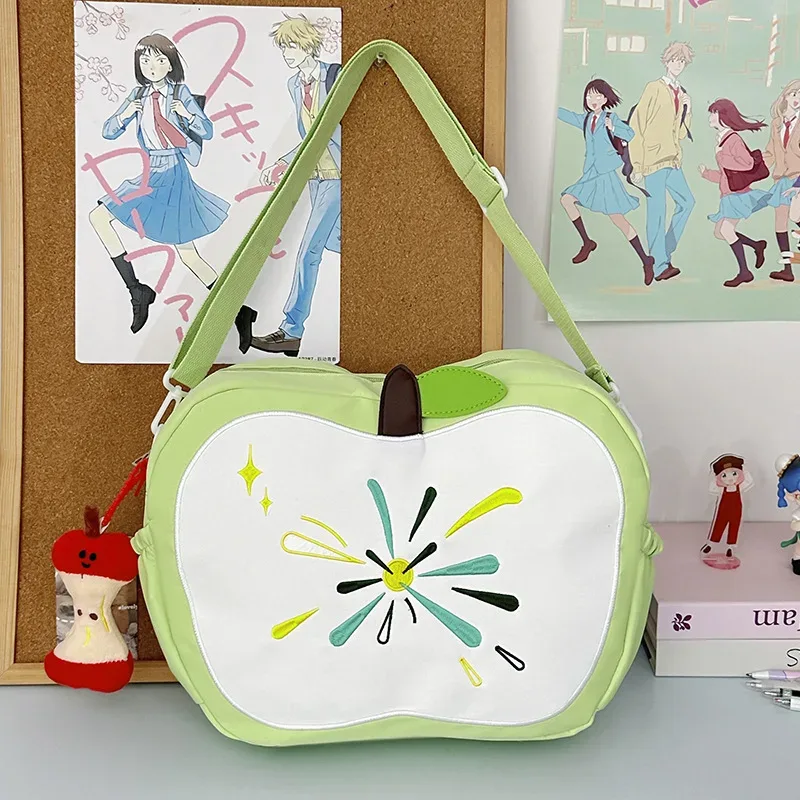 sac à bandoulière grande capacité apple 2026, nouveau sac à dos portable contrasté pour les trajets quotidiens, sac de rangement tendance et décontracté