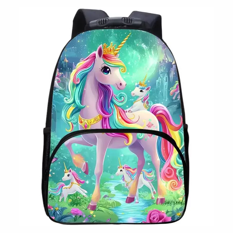 sac à dos licorne pour élèves du primaire et du secondaire, sac à dos à la mode pour hommes et femmes