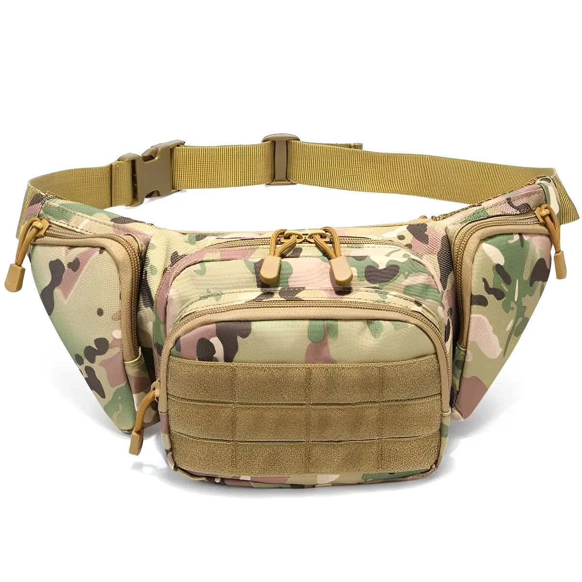 sac de taille tactique multifonction pour hommes, sac à bandoulière en nylon pour randonnée, téléphone portable, sac de sport de grande capacité
