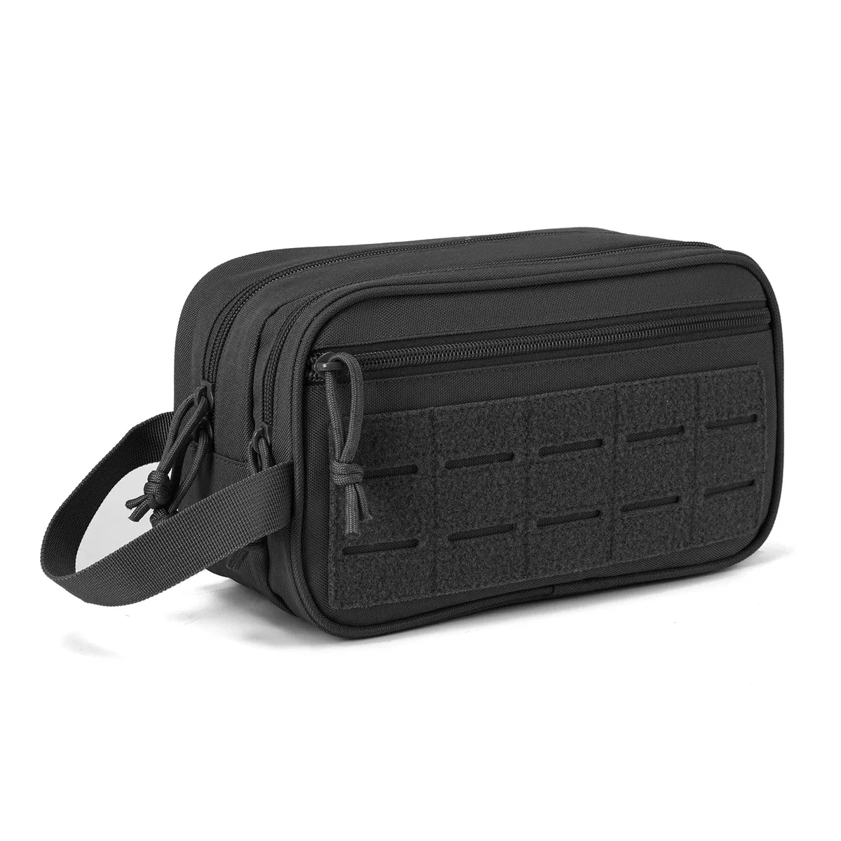 trousse de toilette tactique pour hommes, trousse d'hygiène, pochettes molle, petit kit dopp, kit de rasage pour hommes, douche de voyage, maquillage, sac cosmétique