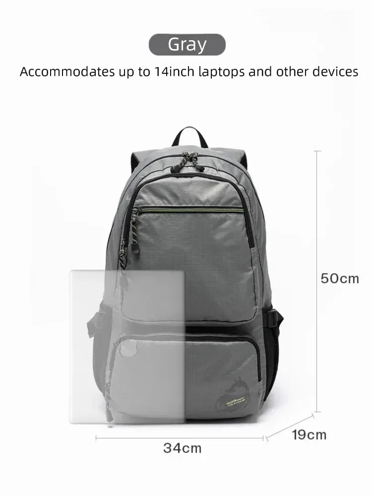 sac à dos de voyage grande capacité fouvor, tendance 2026, imperméable, léger, sportif, décontracté, pour étudiant, sacoche pour ordinateur portable 3033-01 3033-02 3033-05