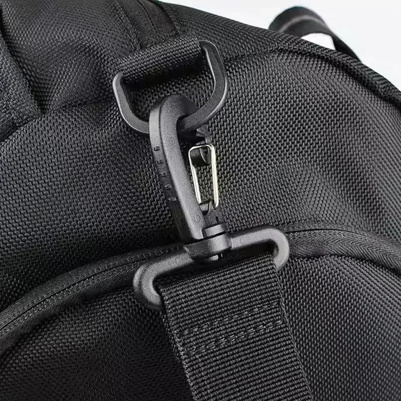 sangle de sac d'ordinateur en nylon pour hommes, 3.8cm de large, porte-documents, ceintures d'épaule à bandoulière, longues bandes réglables, noires