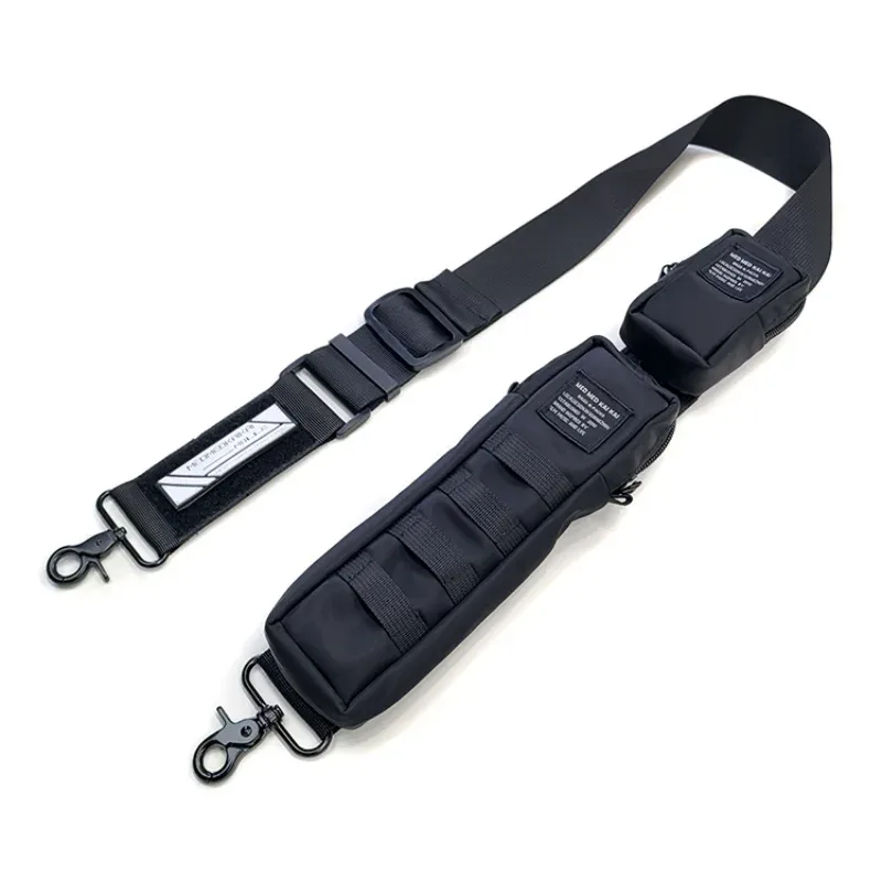 fonction tactique diverses combinaisons réglable sac à bandoulière sangle homme techwear style haute rue modulaire sac accessoires