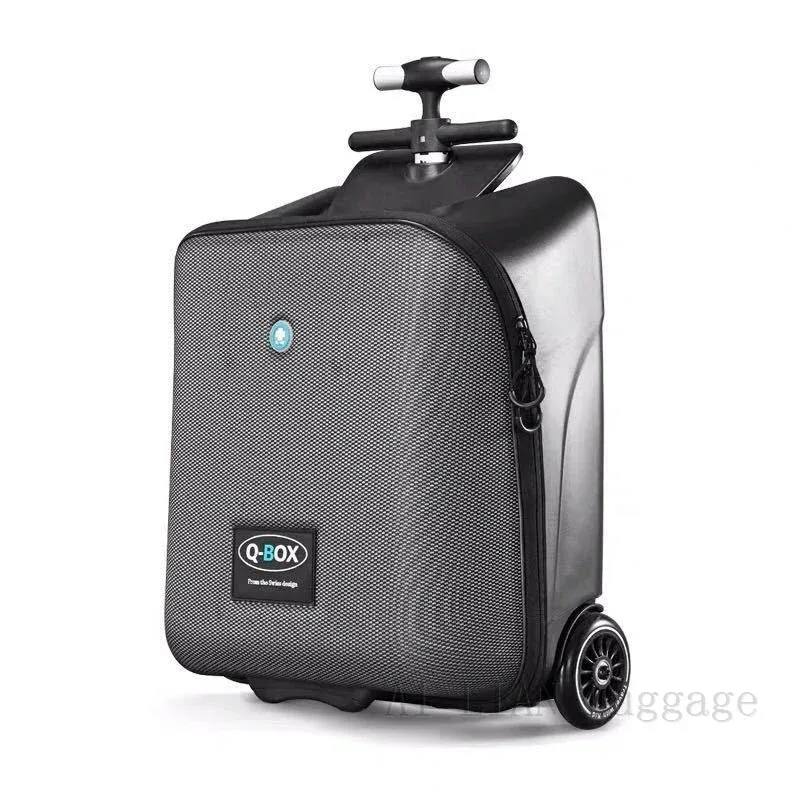valise à roulettes pour enfants paresseux, bagages à roulettes pour bébé, boîte de scooter, nouvelle version améliorée, 20 pouces